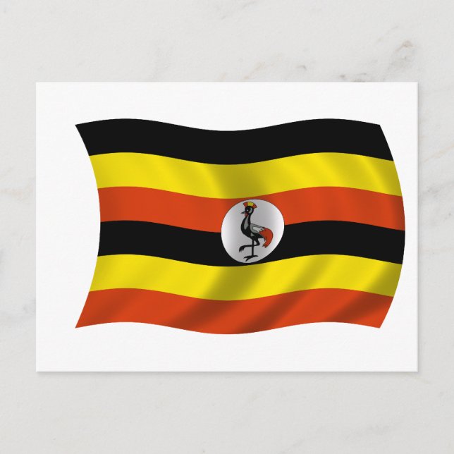 Postal Bandera de Uganda (Anverso)