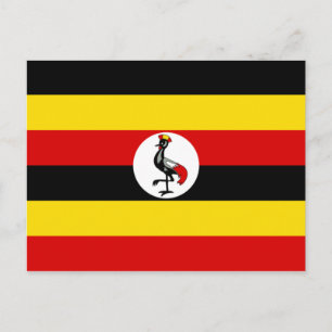 Postal Bandera de Uganda