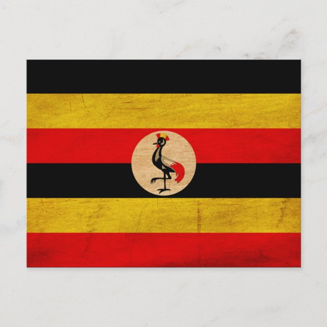 Postal Bandera de Uganda (Anverso)