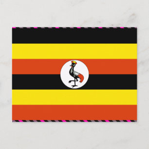 Postal Bandera de Uganda