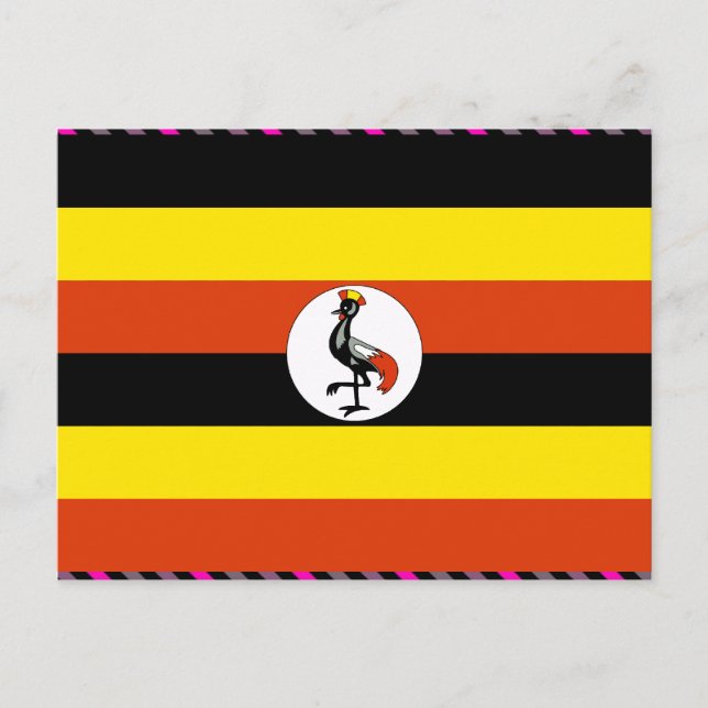 Postal Bandera de Uganda (Anverso)