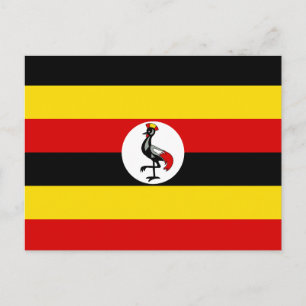 Postal Bandera de Uganda