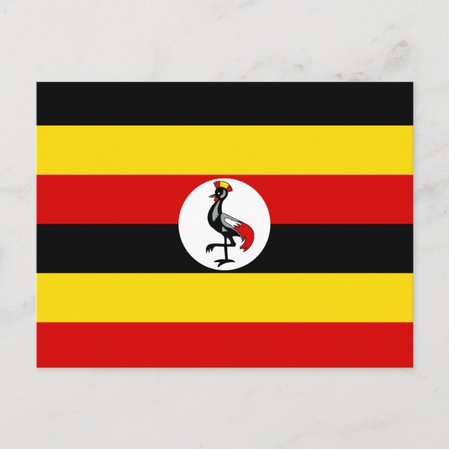 Postal Bandera de Uganda (Anverso)