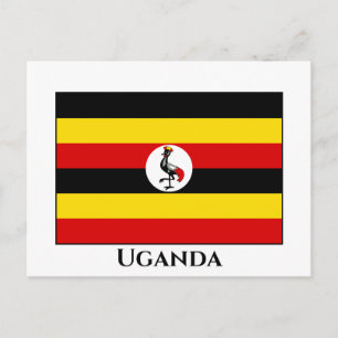 Postal Bandera de Uganda