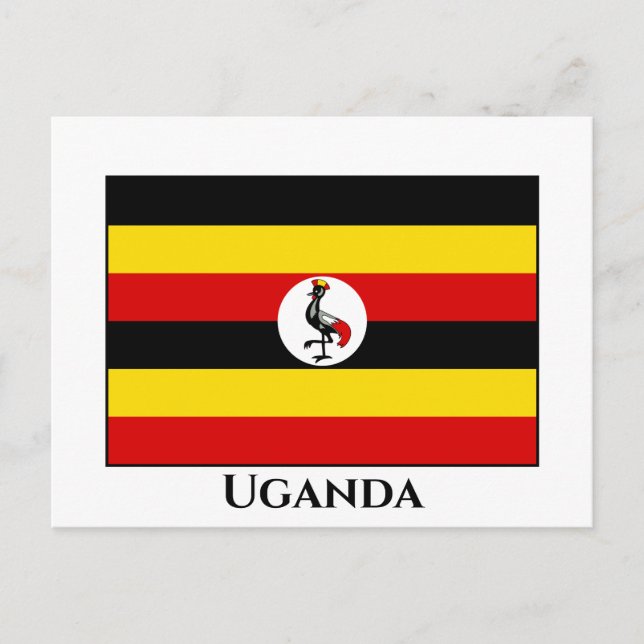Postal Bandera de Uganda (Anverso)