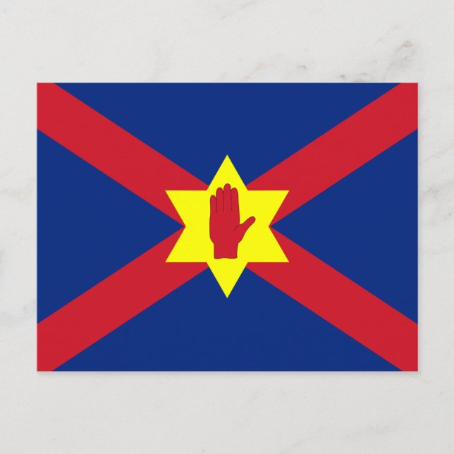 Postal Bandera de Ulster Nation (Irlanda del Norte) (Anverso)