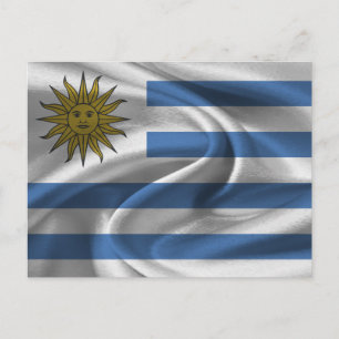 Postal Bandera de Uruguay