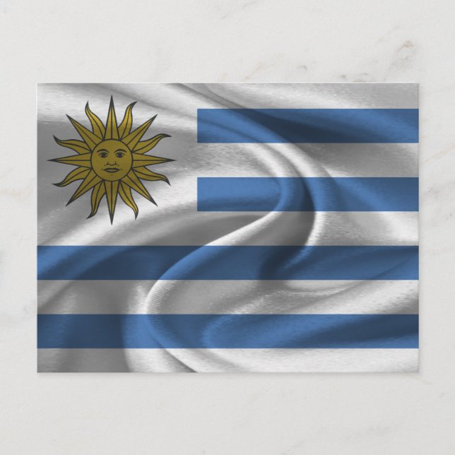 Postal Bandera de Uruguay (Anverso)