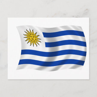 Postal Bandera de Uruguay