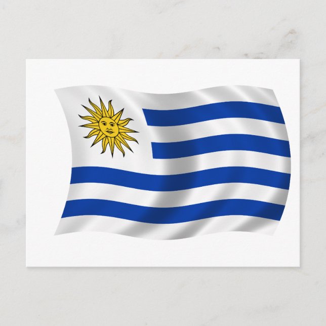 Postal Bandera de Uruguay (Anverso)