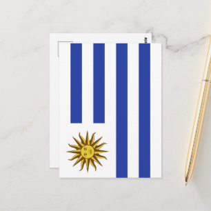 Postal Bandera de Uruguay