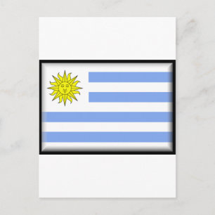Postal Bandera de Uruguay