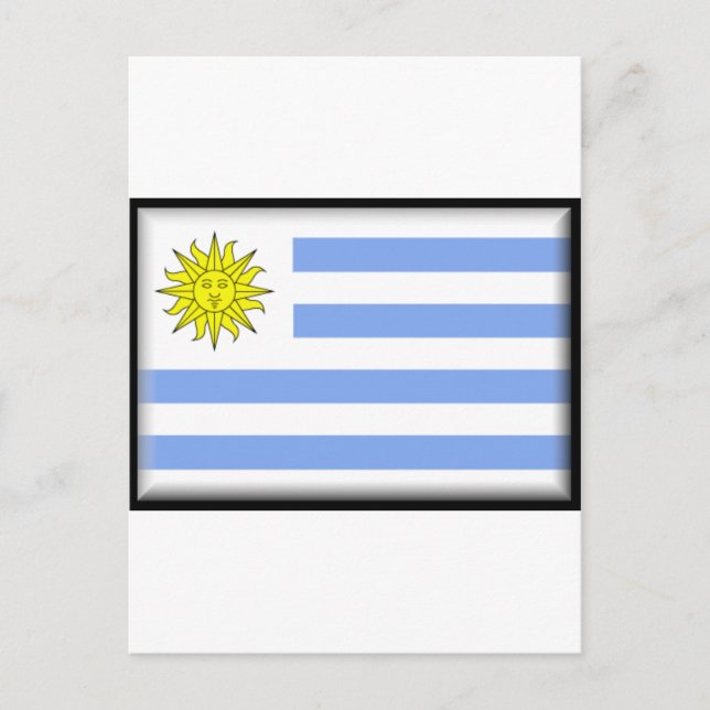 Postal Bandera de Uruguay (Anverso)