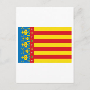 Postal Bandera de Valencia