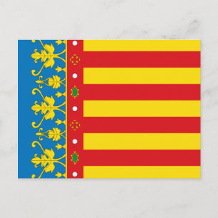 Postal Bandera de Valencia