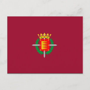 Postal Bandera de Valladolid