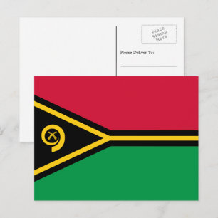 Postal Bandera de Vanuatu