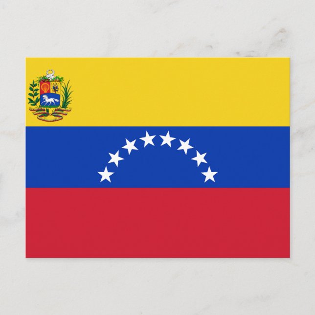 Postal Bandera de Venezuela (Anverso)