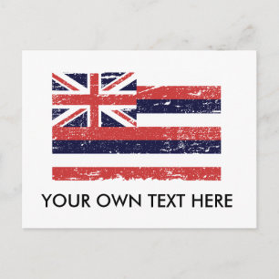 POSTAL BANDERA DE VENTAJA DE HAWAII