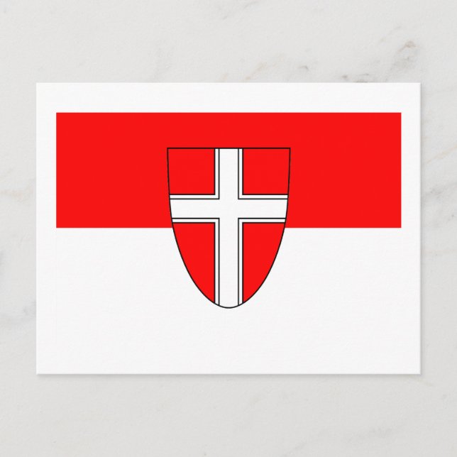 Postal Bandera de Viena, Austria (Anverso)
