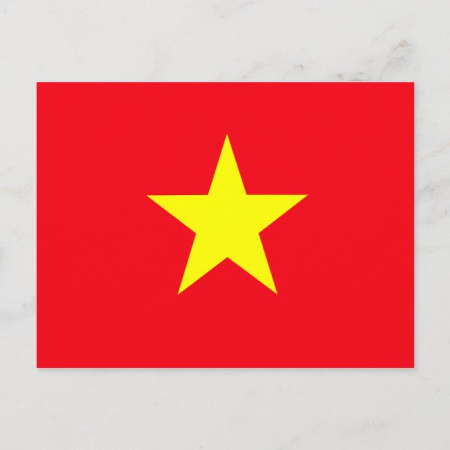 Postal Bandera de Vietnam (Anverso)