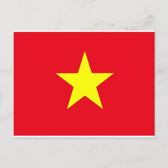 Postal Bandera de Vietnam (Anverso)
