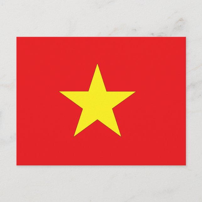 Postal Bandera de Vietnam (Anverso)