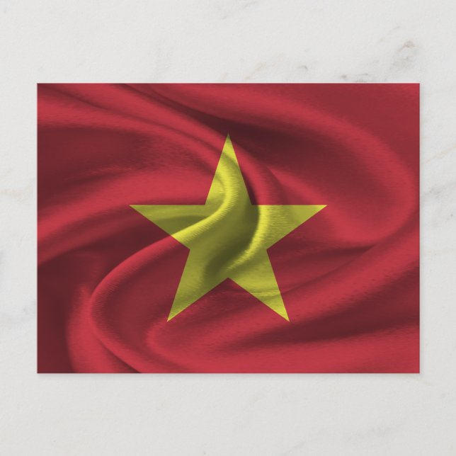 Postal Bandera de Vietnam (Anverso)