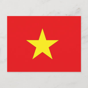 Postal Bandera de Vietnam