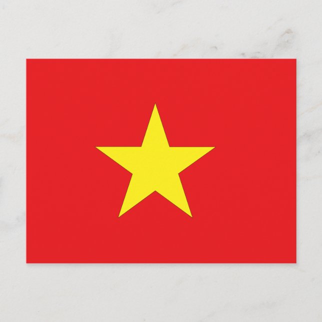 Postal Bandera de Vietnam (Anverso)