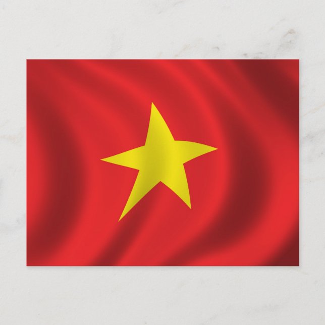 Postal Bandera de Vietnam (Anverso)