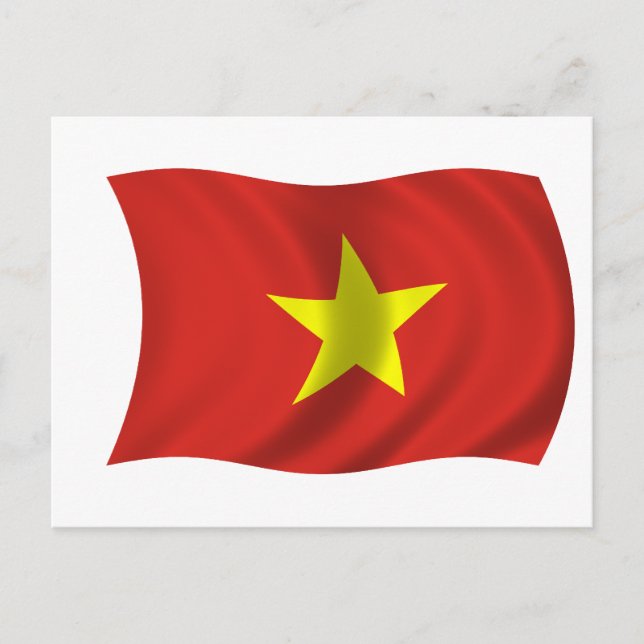 Postal Bandera de Vietnam (Anverso)