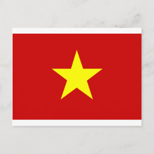 Postal Bandera de Vietnam