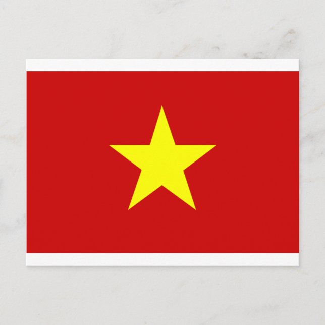 Postal Bandera de Vietnam (Anverso)