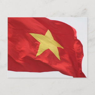 Postal bandera de vietnam