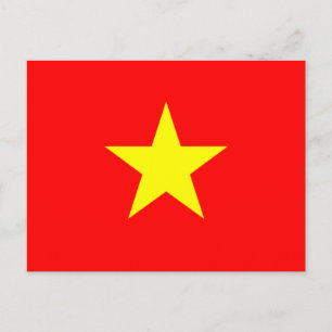 Postal Bandera de Vietnam