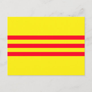 Postal Bandera de Vietnam del Sur