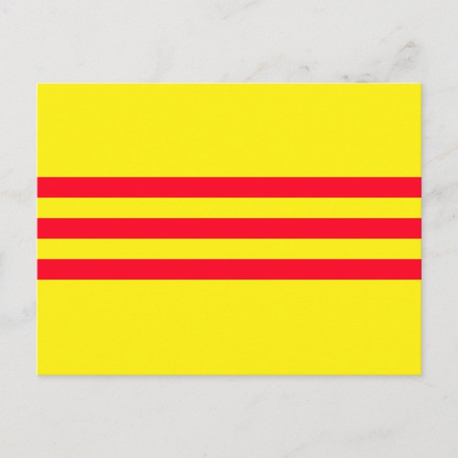 Postal Bandera de Vietnam del Sur (Anverso)