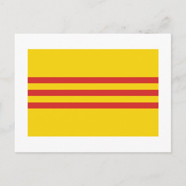 Postal Bandera de Vietnam del Sur (Anverso)