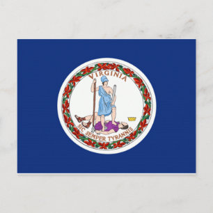 Postal Bandera de Virginia