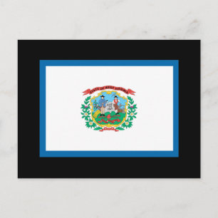 POSTAL BANDERA DE VIRGINIA OCCIDENTAL