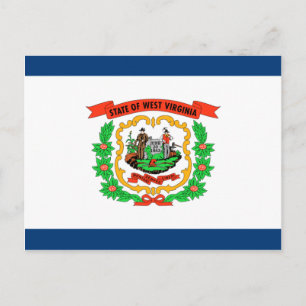 Postal Bandera de Virginia Occidental