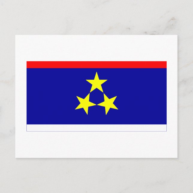Postal Bandera de Vojvodina (Anverso)