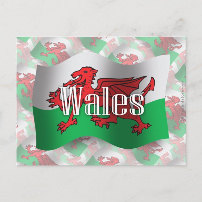 Postal Bandera de Wales (Anverso)