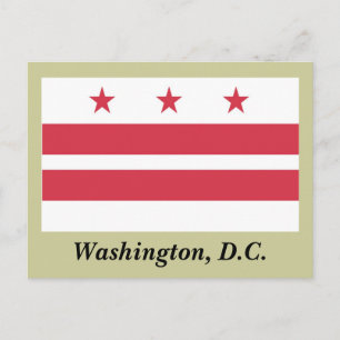 Postal Bandera de Washington D.C.
