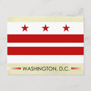 Postal Bandera de Washington, D.C.
