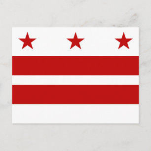 Postal Bandera de Washington DC