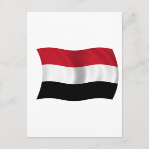 Postal Bandera de Yemen