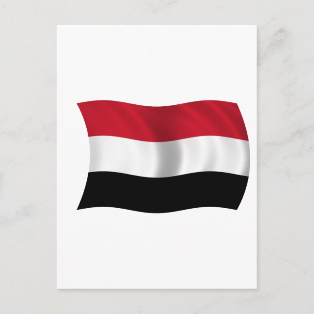 Postal Bandera de Yemen (Anverso)