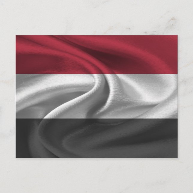 Postal Bandera de Yemen (Anverso)